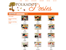 Tablet Screenshot of polkadotposies.com